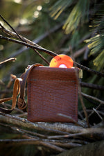 AMERICAN BISON LEATHER - TURKEY MOUTH CALL POUCH