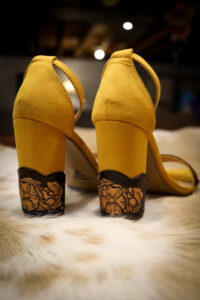 Transparent Block Heels Women | Women Yellow High Heels Shoes - 2023 Plus  Size 43 - Aliexpress