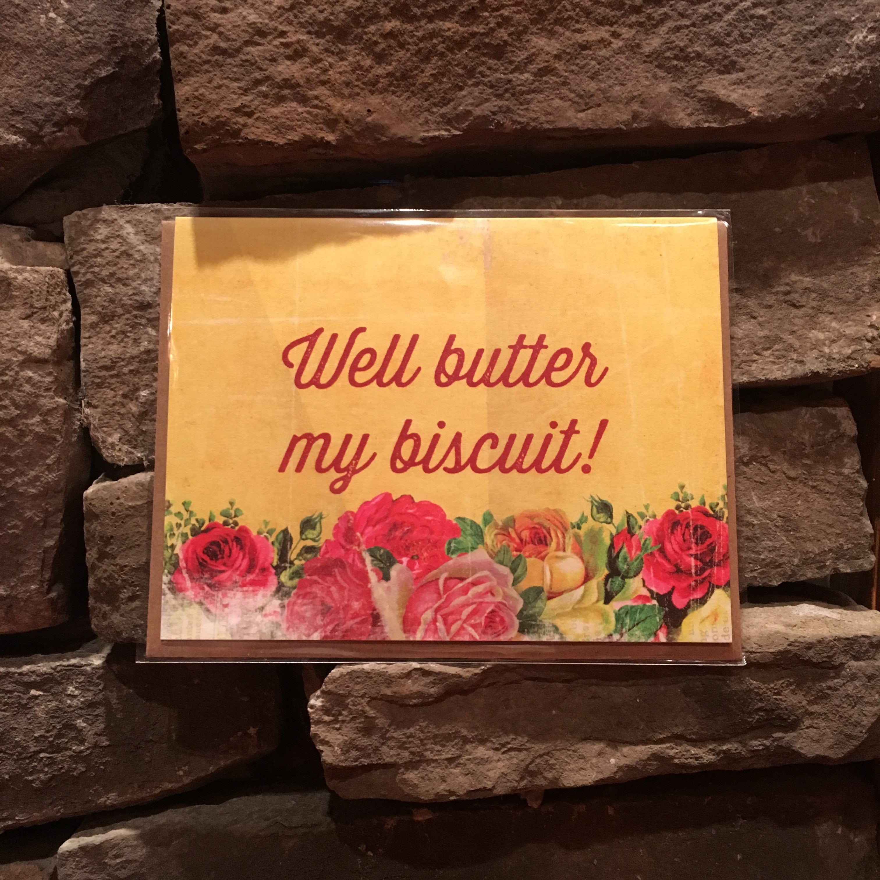 "Well Butter My Biscuit!" GREETING CARD