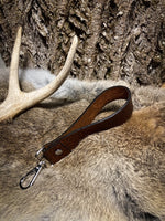 BUFFALO LEATHER WRISTLET KEY FOB