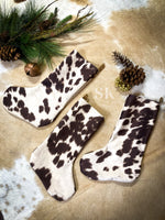 HOLIDAY STOCKINGS (Faux Cowhide)